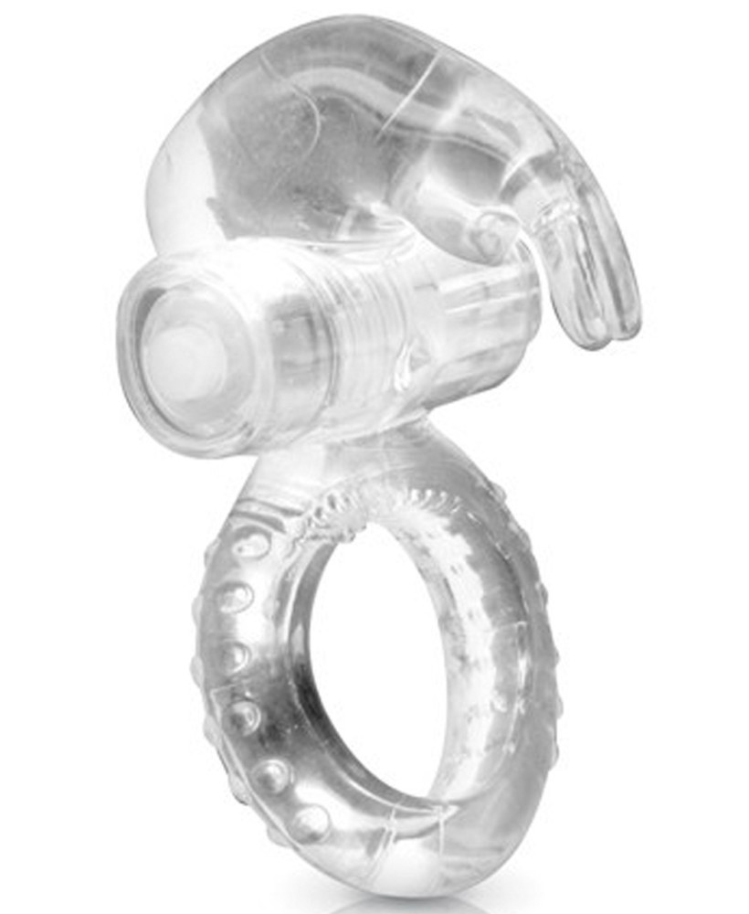 Cockring vibrant avec stimulation du clitoris 